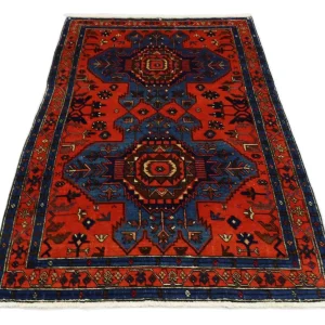 Dywan orientalny - 187 x 122 cm - niebieski