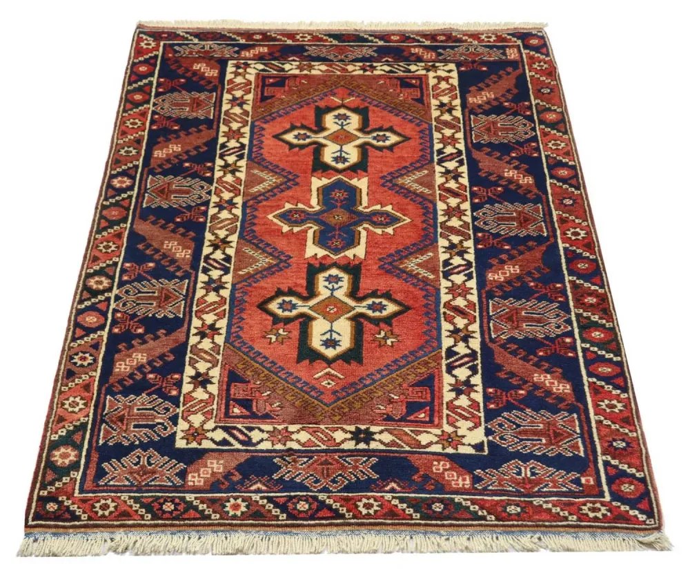 Dywan orientalny - 188 x 118 cm - rdza