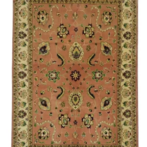 Dywan orientalny - 192 x 151 cm - rdza