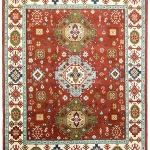 Dywan orientalny - 306 x 244 cm - czerwony