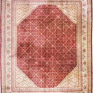 Dywan orientalny - 386 x 298 cm - czerwony