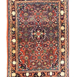 Dywan orientalny - 78 x 54 cm - czerwony