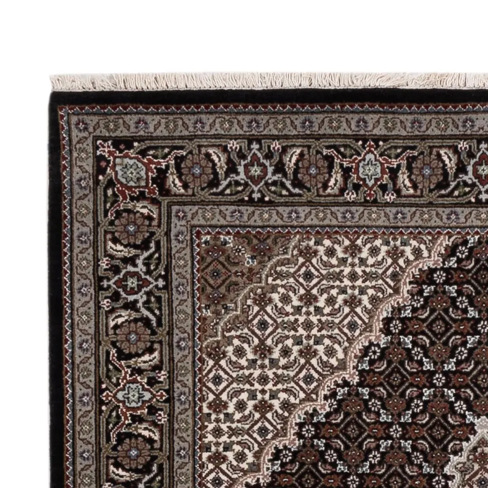 Dywan orientalny - Tabriz - 184 x 120 cm - ciemny beż