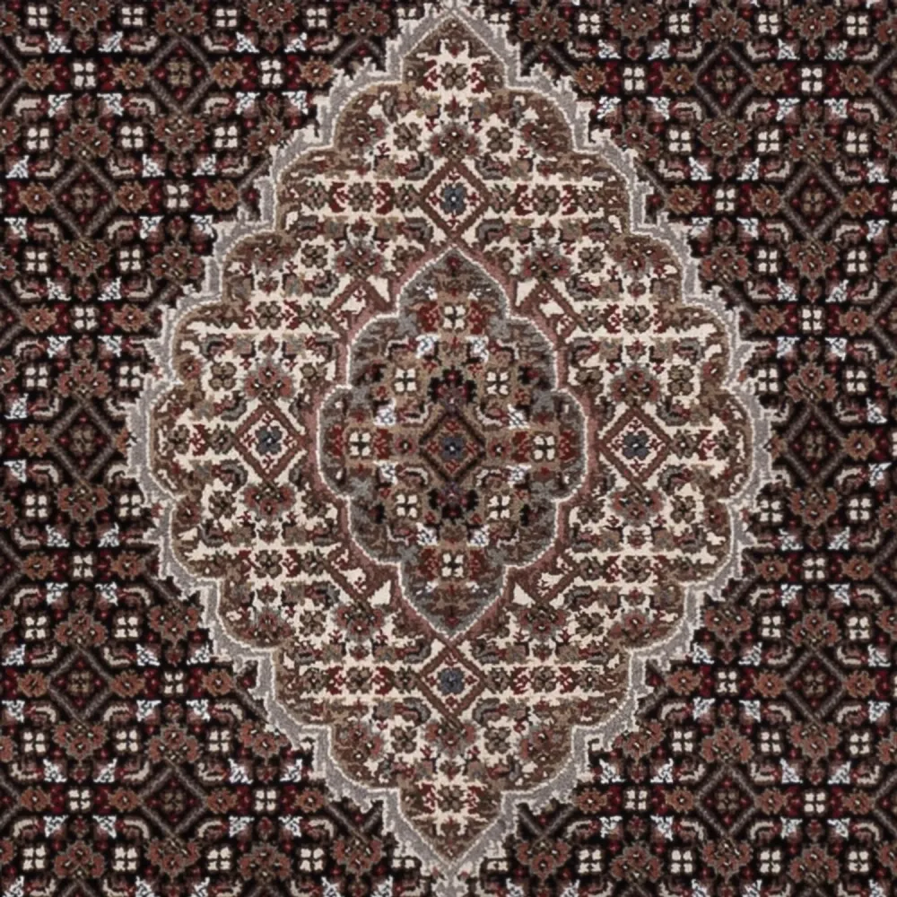 Dywan orientalny - Tabriz - 196 x 141 cm - ciemnoszary