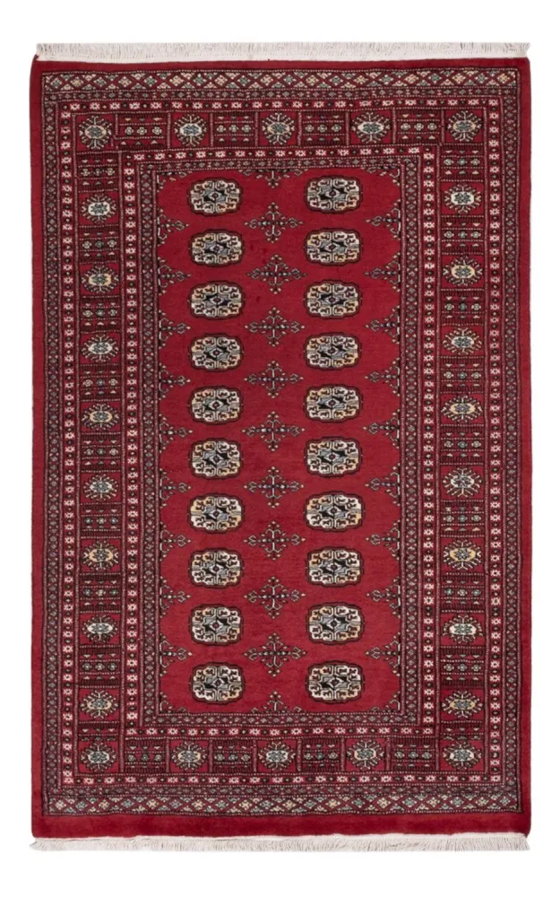 Dywan pakistański - 191 x 124 cm - czerwony
