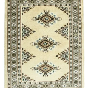 Dywan pakistański - 94 x 64 cm - beżowy