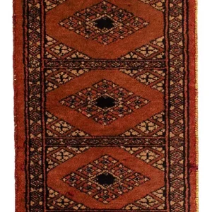Dywan pakistański - 63 x 32 cm - ciemna czerwień