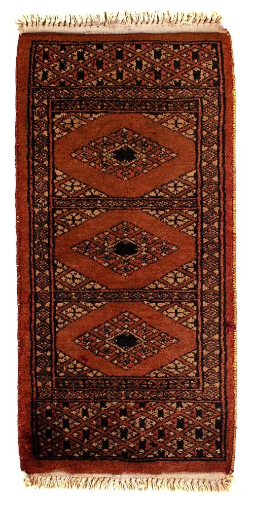 Dywan pakistański - 63 x 32 cm - ciemna czerwień
