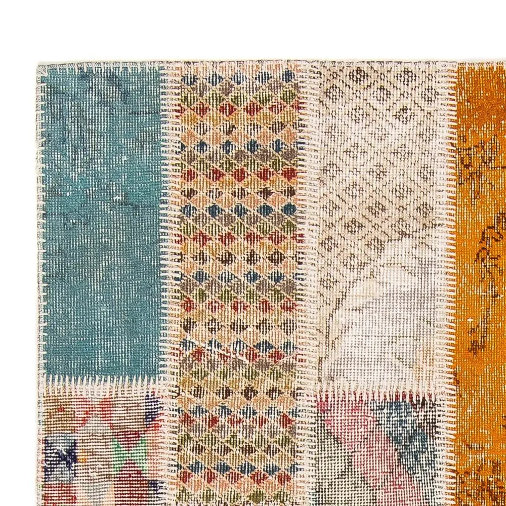 Dywan patchworkowy - 184 x 120 cm - wielokolorowy