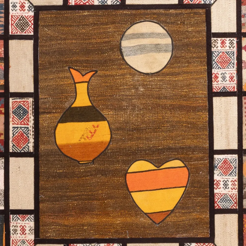 Dywan patchworkowy - 200 x 135 cm - wielokolorowy
