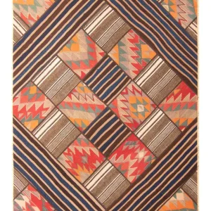 Dywan patchworkowy - 200 x 150 cm - wielokolorowy