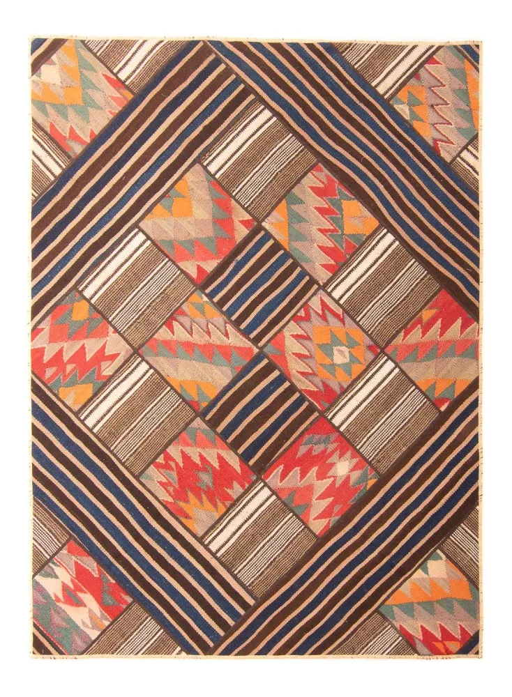 Dywan patchworkowy - 200 x 150 cm - wielokolorowy