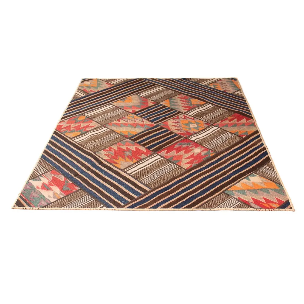 Dywan patchworkowy - 200 x 150 cm - wielokolorowy