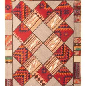 Dywan patchworkowy - 200 x 150 cm - wielokolorowy