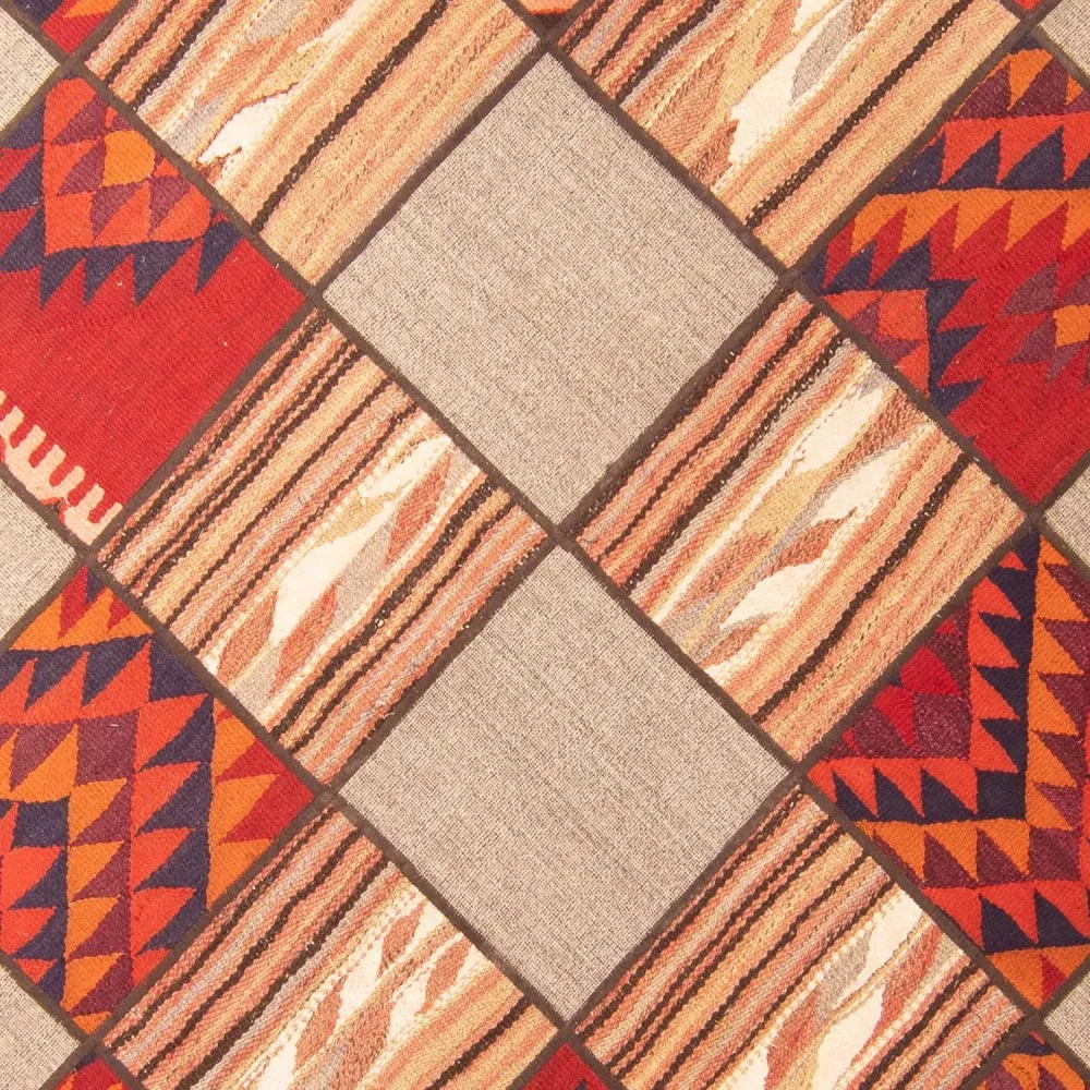 Dywan patchworkowy - 200 x 150 cm - wielokolorowy