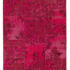 Dywan patchworkowy - 202 x 127 cm - wielokolorowy