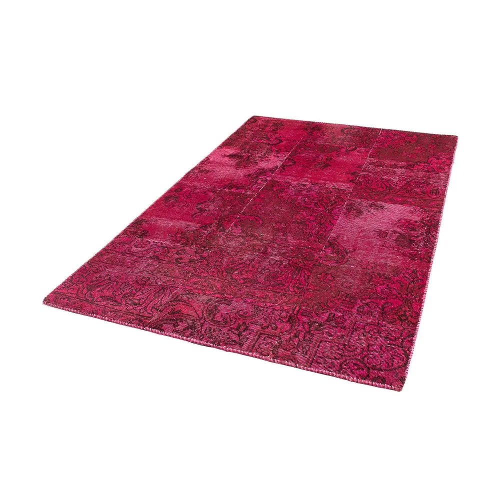 Dywan patchworkowy - 202 x 127 cm - wielokolorowy