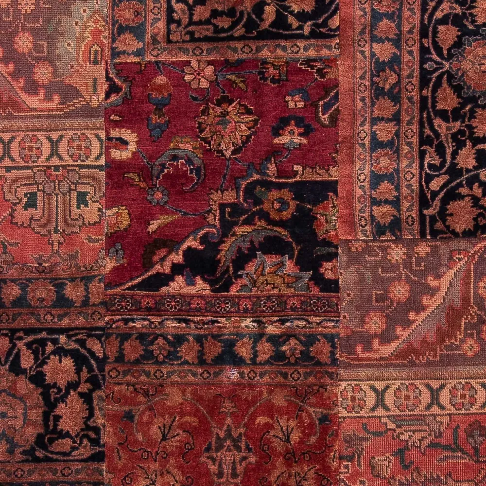 Dywan patchworkowy - 207 x 135 cm - wielokolorowy