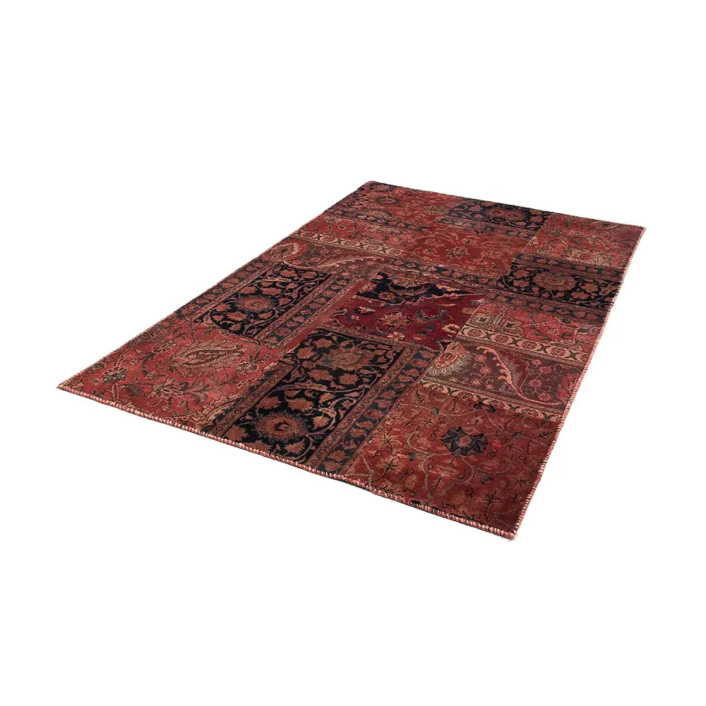 Dywan patchworkowy - 207 x 135 cm - wielokolorowy