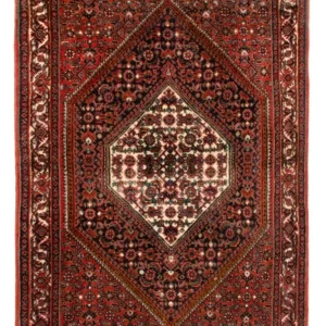 Dywan perski - Bijar - 102 x 74 cm - czerwony