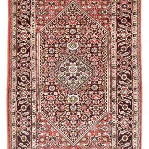 Dywan perski - Bijar - 136 x 83 cm - czerwony