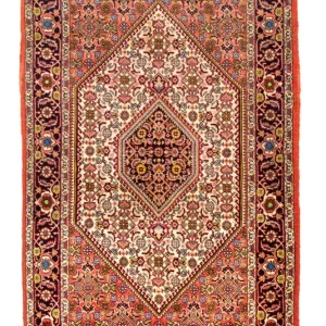 Dywan perski - Bijar - 140 x 88 cm - czerwony