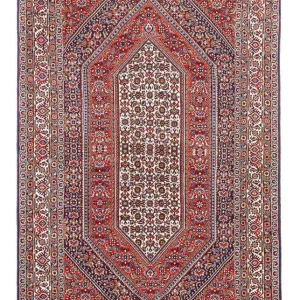 Dywan perski - Bijar - 159 x 106 cm - czerwony
