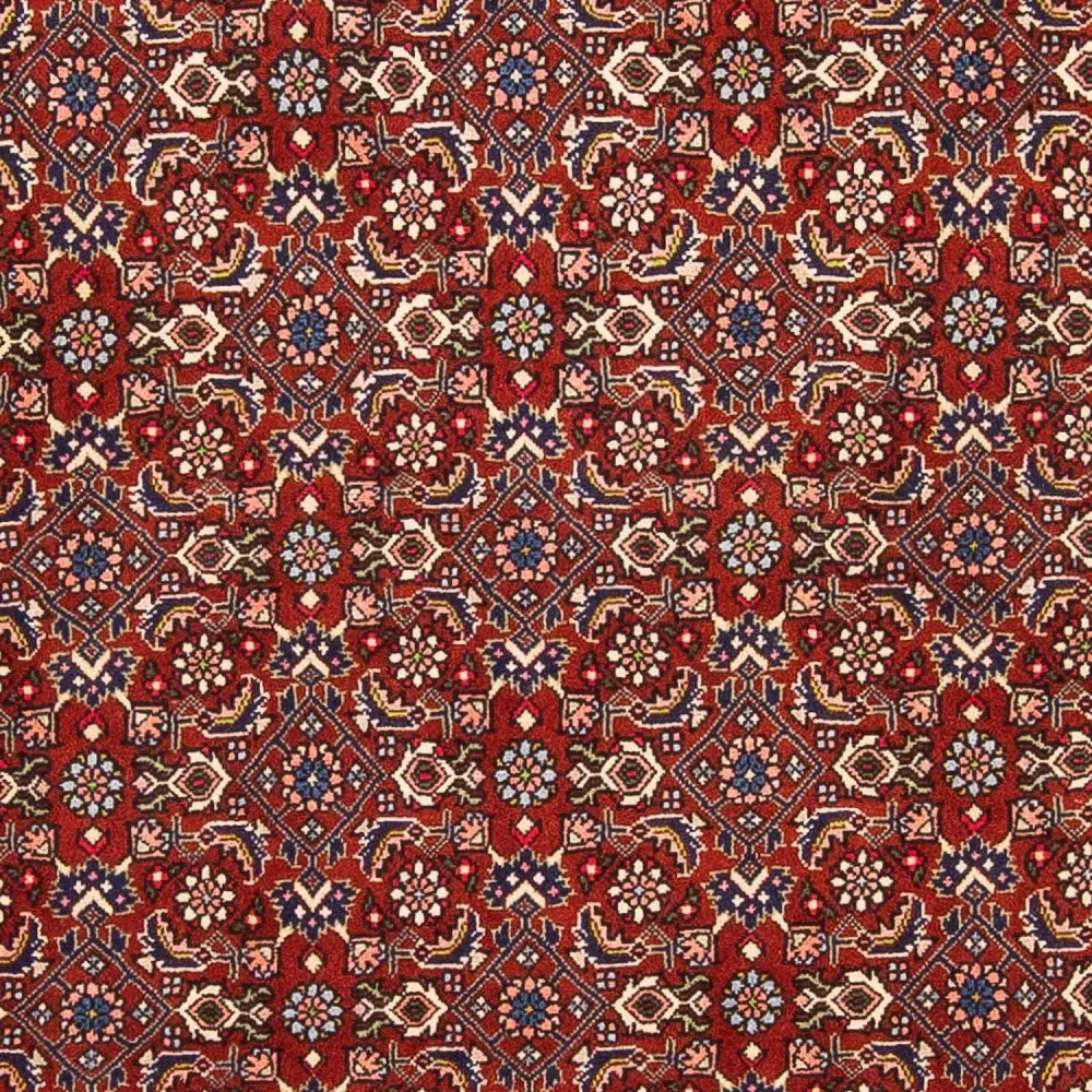 Dywan perski - Bijar - 160 x 108 cm - ciemna czerwień