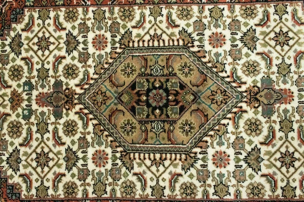 Dywan perski - Bijar - 161 x 93 cm - beżowy