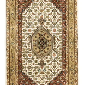 Dywan perski - Bijar - 161 x 92 cm - beżowy