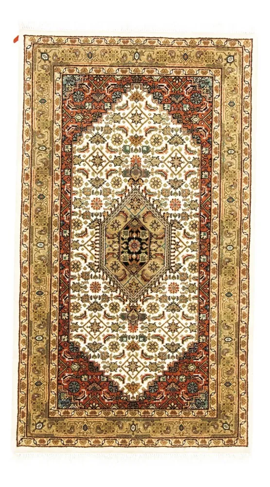 Dywan perski - Bijar - 164 x 93 cm - beżowy