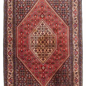 Dywan perski - Bijar - 170 x 114 cm - czerwony
