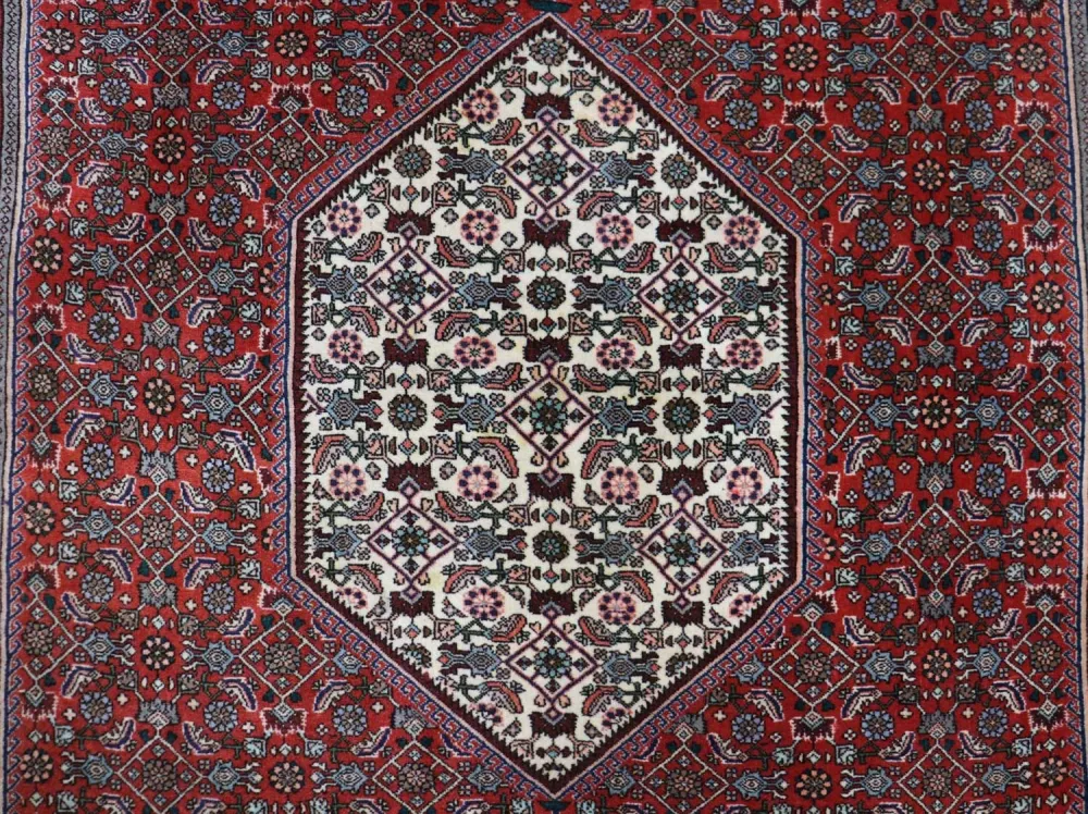 Dywan perski - Bijar - 173 x 114 cm - brązowy