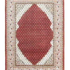 Dywan perski - Bijar - 200 x 141 cm - czerwony