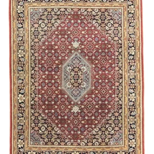 Dywan perski - Bijar - 201 x 152 cm - czerwony