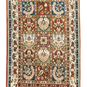 Dywan perski - Bijar - 205 x 139 cm - czerwony