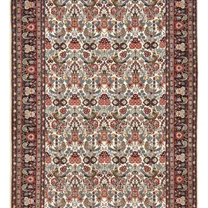Dywan perski - Bijar - 215 x 137 cm - kremowy