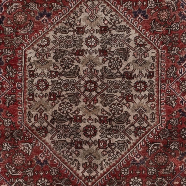 Dywan perski - Bijar - 216 x 150 cm - rdza