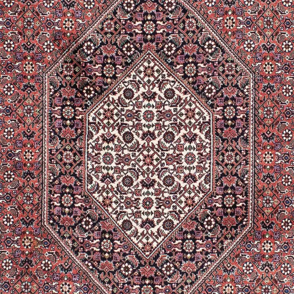Dywan perski - Bijar - 219 x 134 cm - jasna czerwień