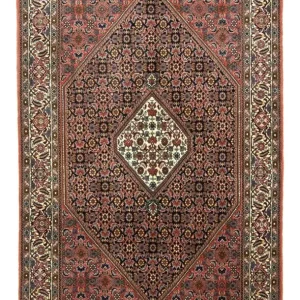 Dywan perski - Bijar - 226 x 142 cm - niebieski