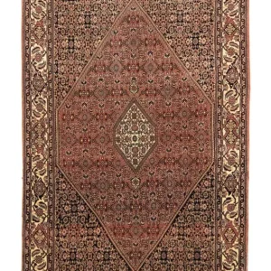 Dywan perski - Bijar - 230 x 137 cm - czerwony