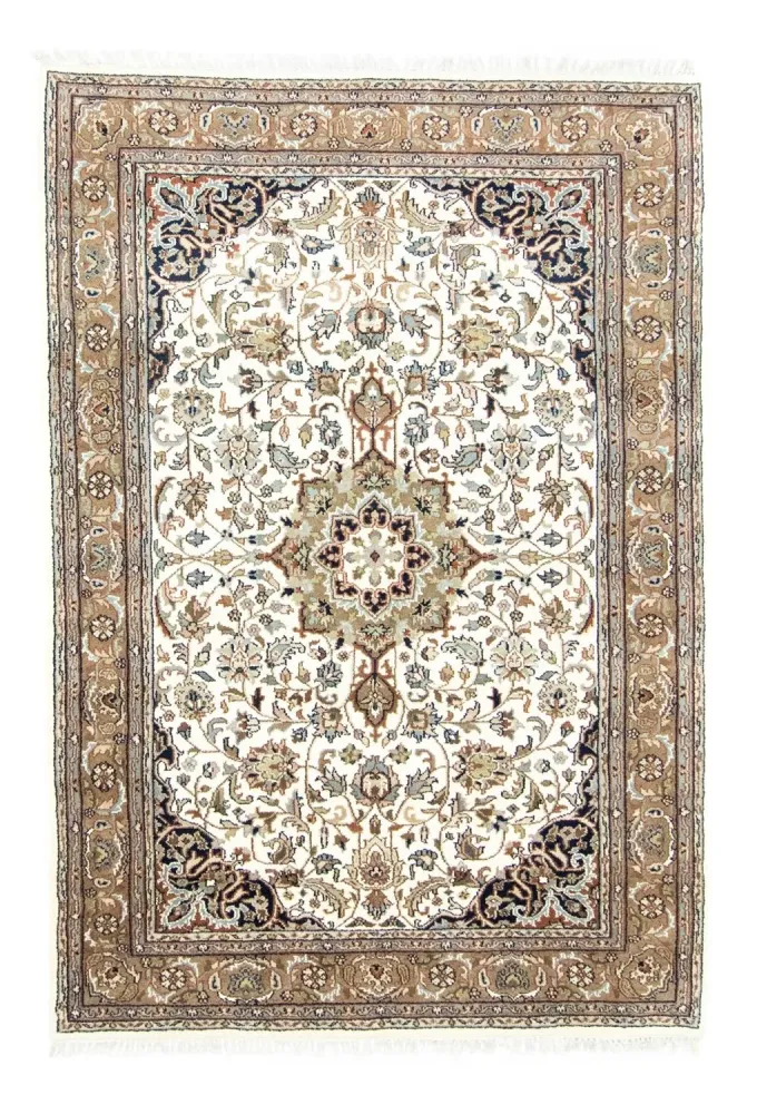 Dywan perski - Bijar - 242 x 168 cm - beżowy