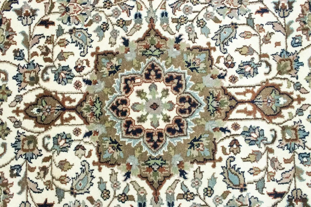 Dywan perski - Bijar - 242 x 168 cm - beżowy