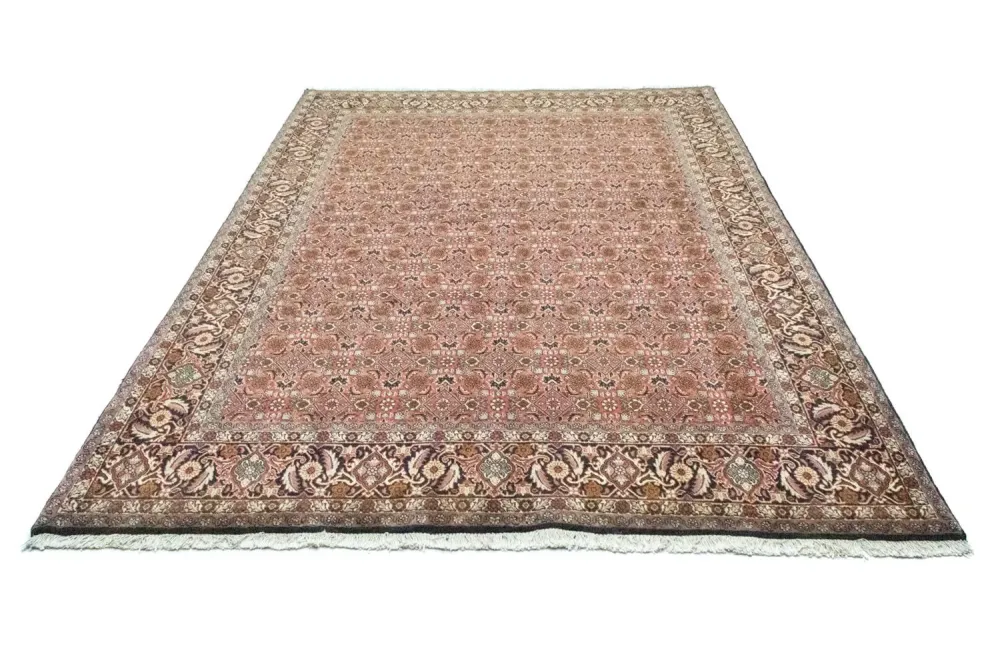 Dywan perski - Bijar - 243 x 174 cm - niebieski