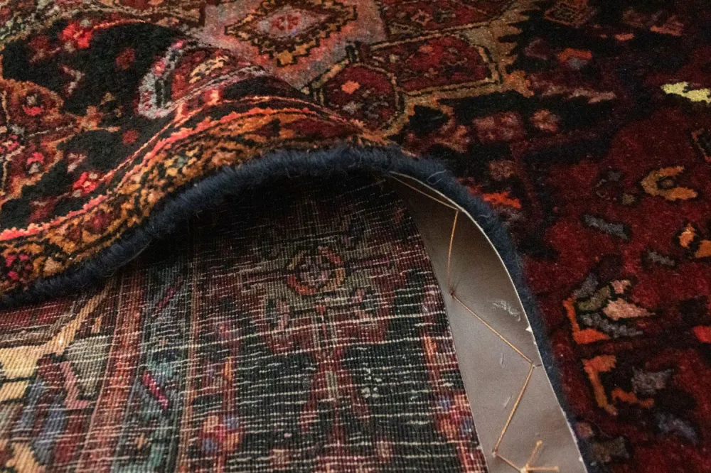 Dywan perski - Bijar - 244 x 146 cm - czerwony