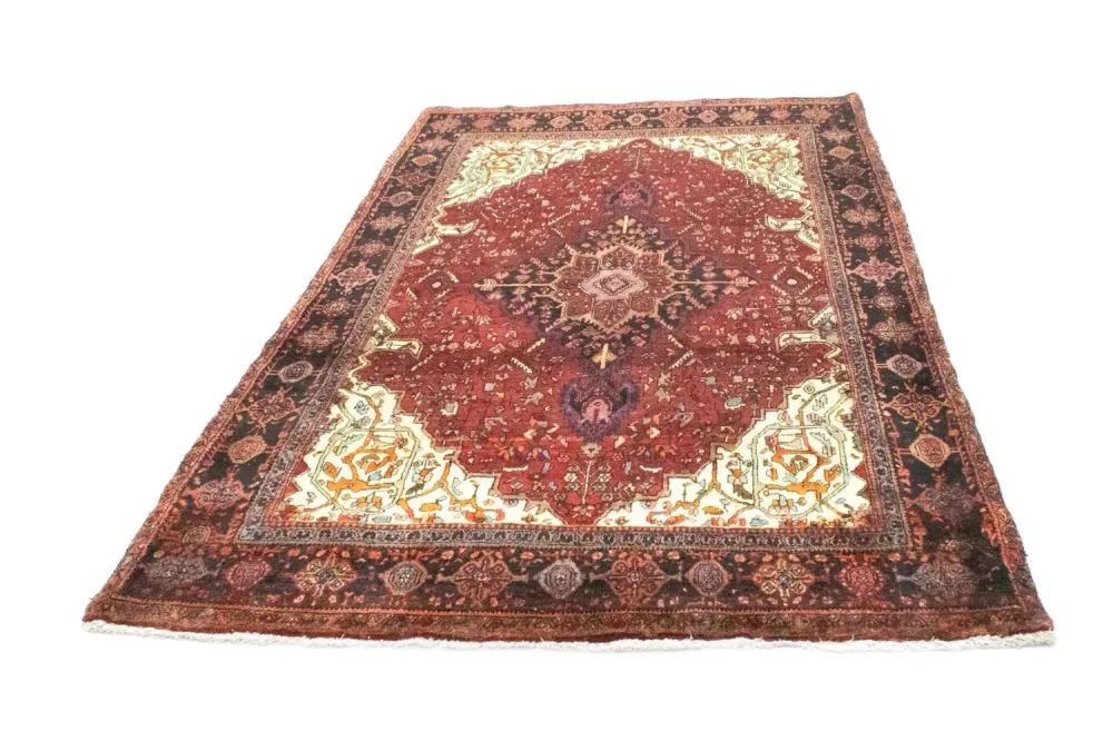 Dywan perski - Bijar - 244 x 146 cm - czerwony
