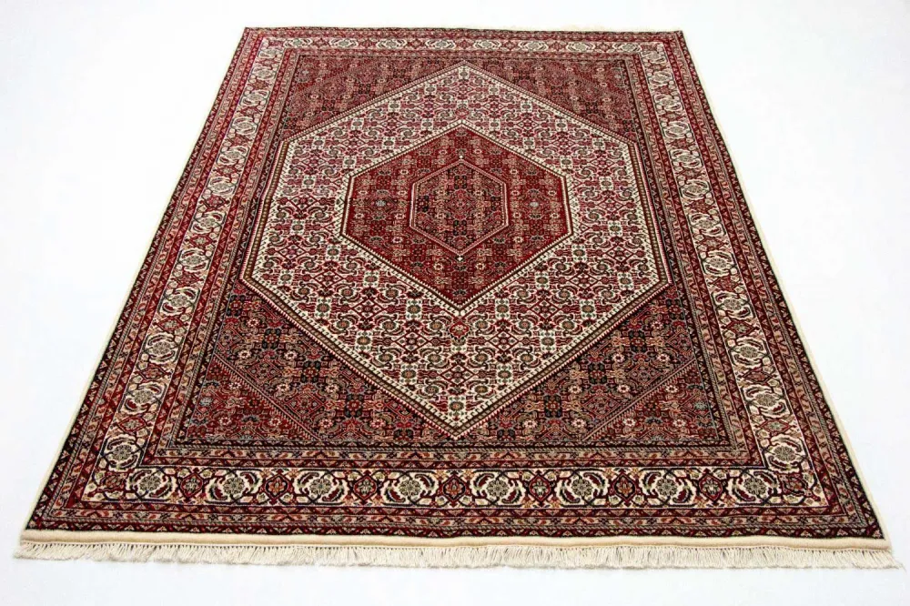 Dywan perski - Bijar - 246 x 170 cm - czerwony