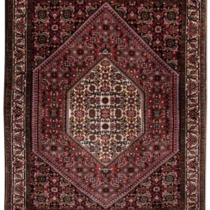 Dywan perski - Bijar - 88 x 67 cm - niebieski