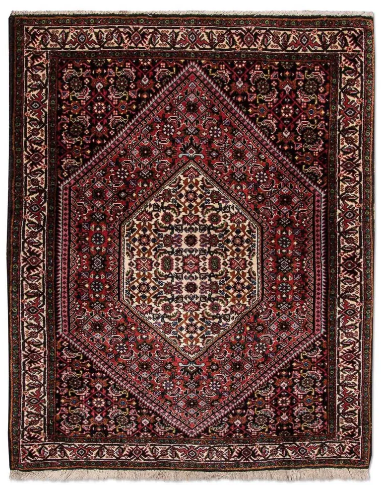 Dywan perski - Bijar - 88 x 67 cm - niebieski