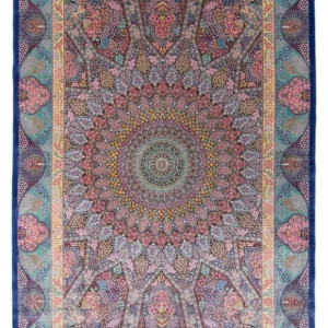 Dywan perski - Ghom - 300 x 200 cm - wielokolorowy